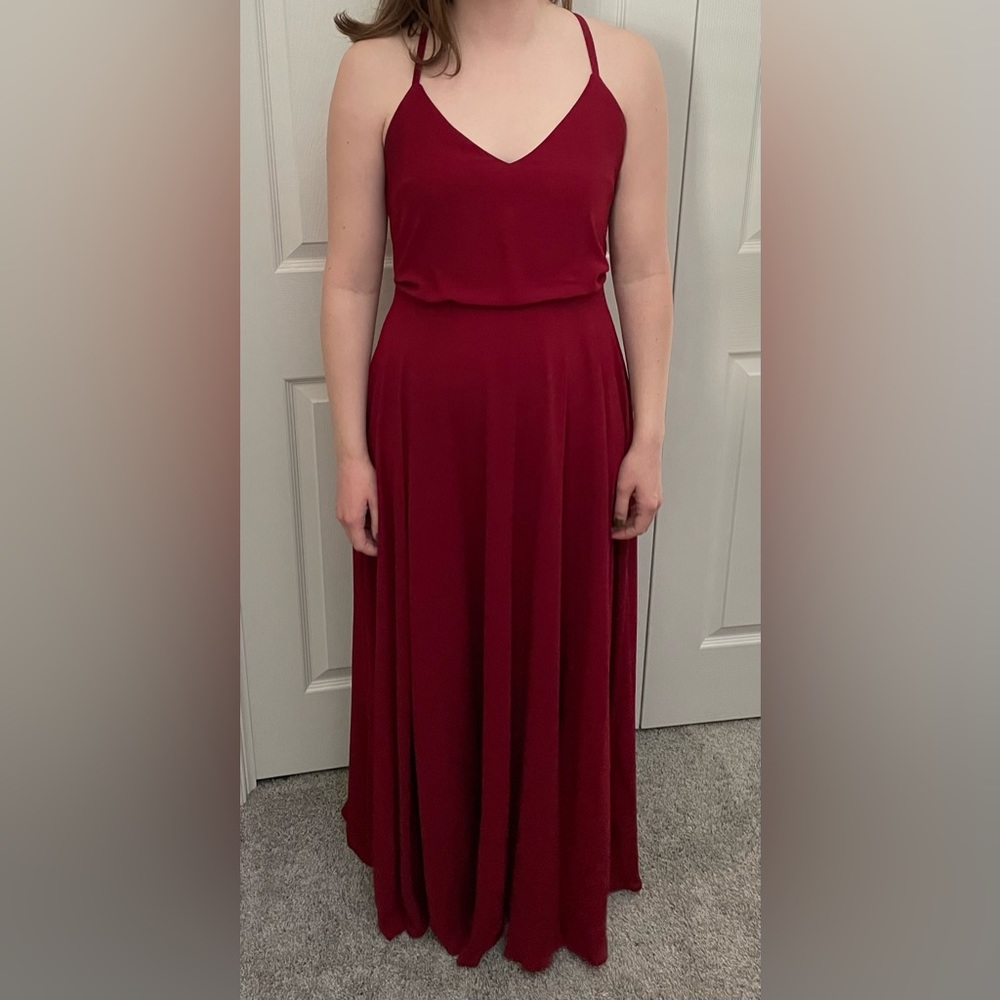 Bridesmaid Dress - Size 6 - Burgundy